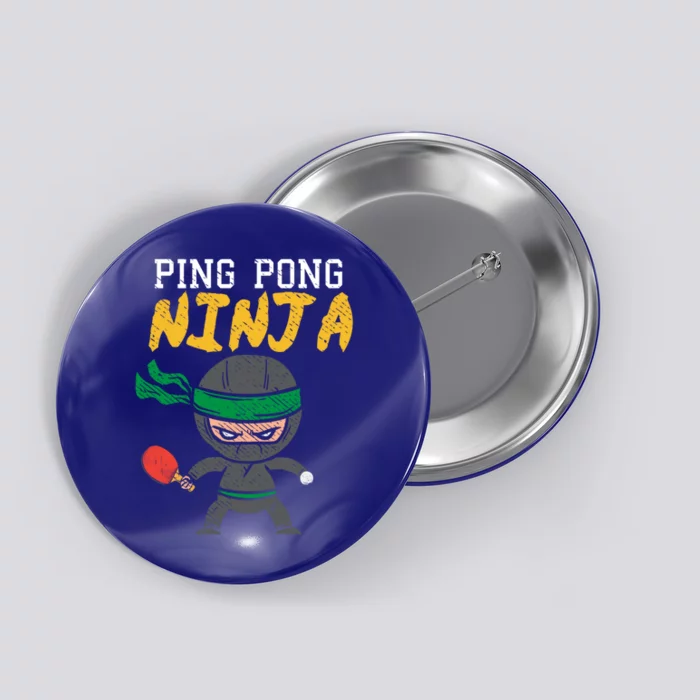 Ping Pong Ninja Table Tennis Gift Button