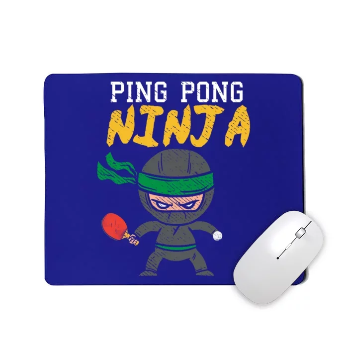 Ping Pong Ninja Table Tennis Gift Mousepad