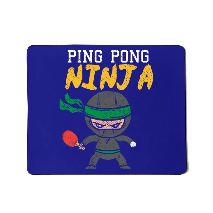 Ping Pong Ninja Table Tennis Gift Mousepad