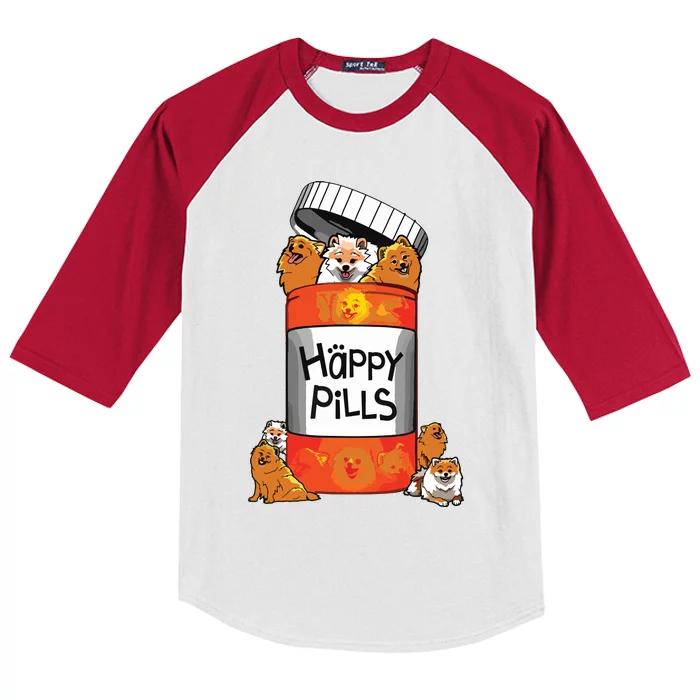 Pomeranian Kids Colorblock Raglan Jersey