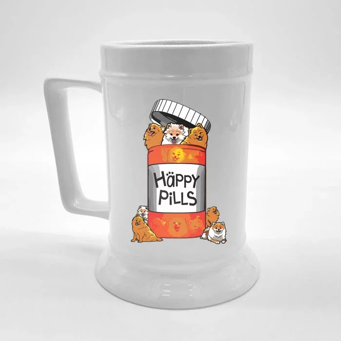 Pomeranian Front & Back Beer Stein