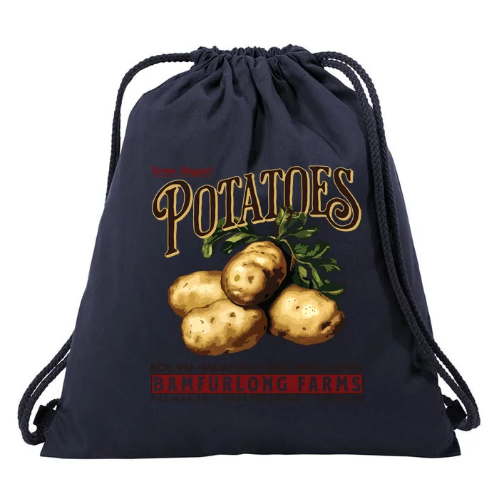 Potatoes Drawstring Bag