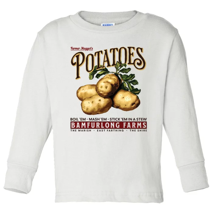 Potatoes Toddler Long Sleeve Shirt