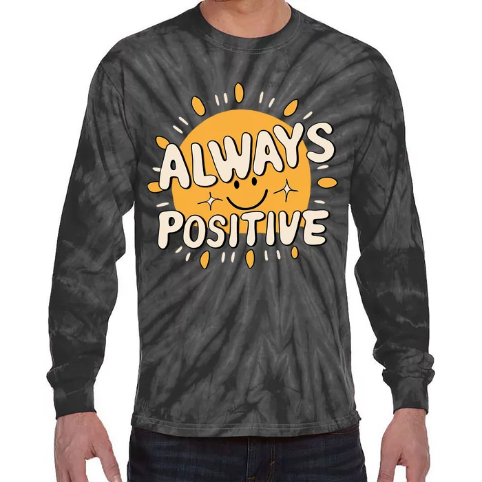 Positive Tie-Dye Long Sleeve Shirt