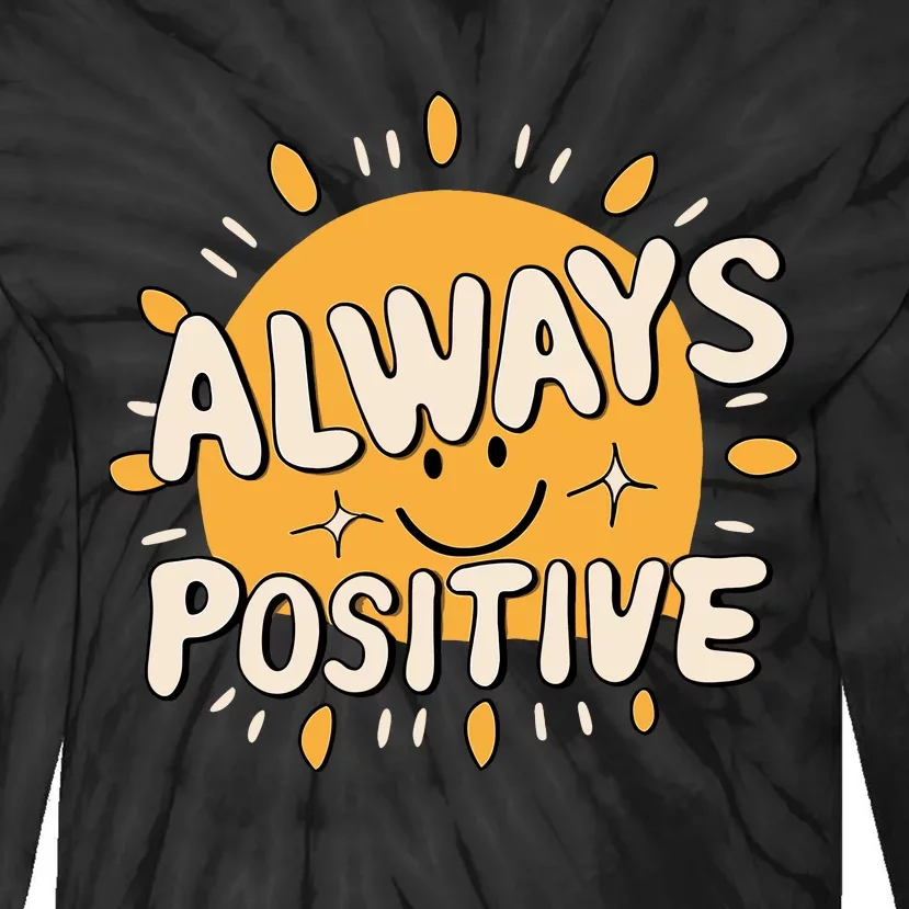 Positive Tie-Dye Long Sleeve Shirt