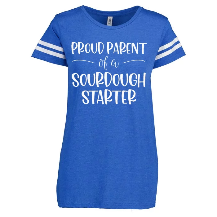 Proud Parent Of A Sourdough Starter Enza Ladies Jersey Football T-Shirt