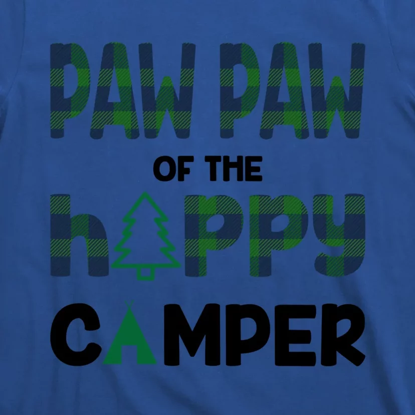 Paw Paw Of Happy Camper 1st Birthday Paw Paw Gift T-Shirt