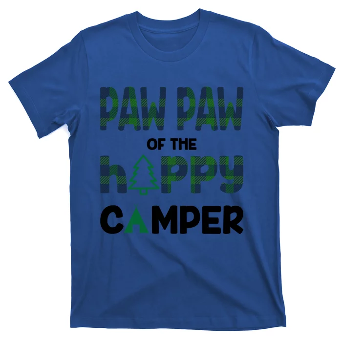 Paw Paw Of Happy Camper 1st Birthday Paw Paw Gift T-Shirt