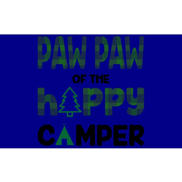 Paw Paw Of Happy Camper 1st Birthday Paw Paw Gift Bumper Sticker