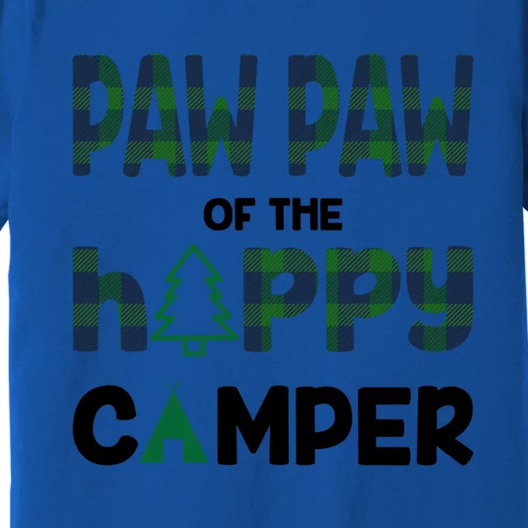 Paw Paw Of Happy Camper 1st Birthday Paw Paw Gift Premium T-Shirt