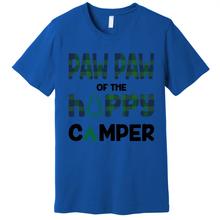 Paw Paw Of Happy Camper 1st Birthday Paw Paw Gift Premium T-Shirt