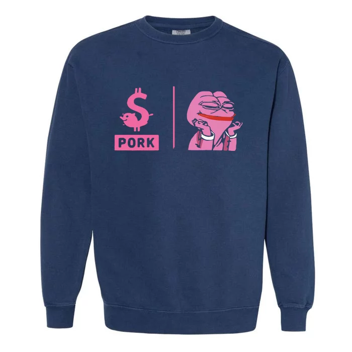 Pork Garment-Dyed Sweatshirt