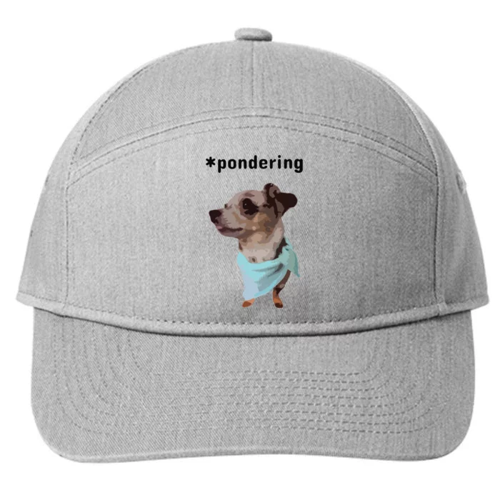 Pondering 7-Panel Snapback Hat