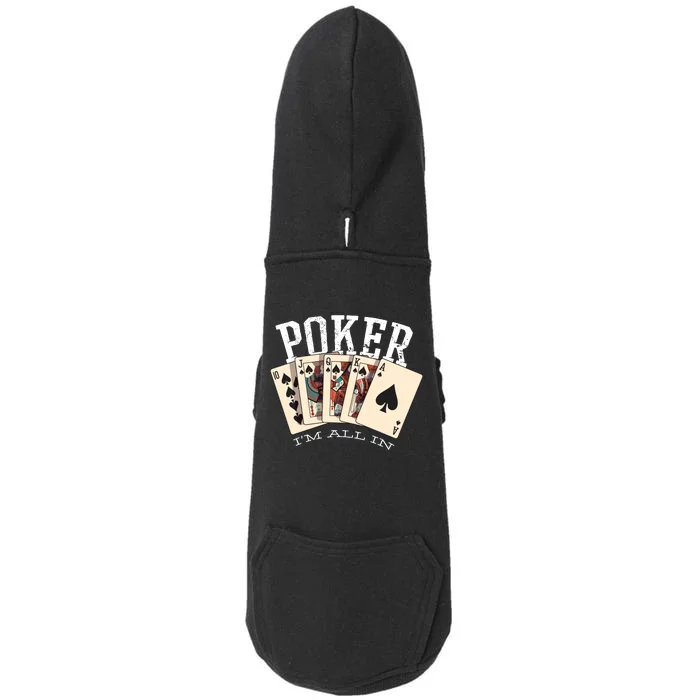 Poker Doggie 3-End Fleece Hoodie