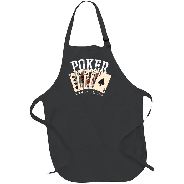 Poker Full-Length Apron With Pocket