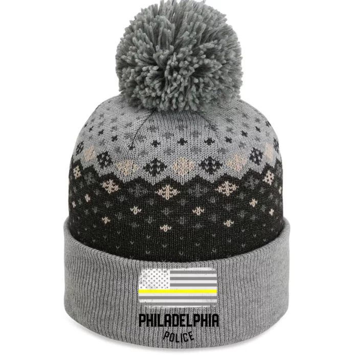 Philadelphia Police Officer Pennsylvania Police Gift The Baniff Cuffed Pom Beanie