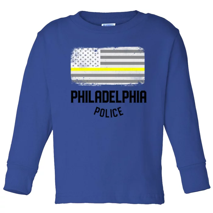 Philadelphia Police Officer Pennsylvania Police Gift Toddler Long Sleeve Shirt