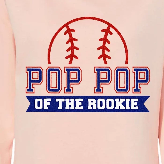 Pop Pop Of Rookie 1st Birthday Baseball Theme Matching Party Womens California Wash Sweatshirt