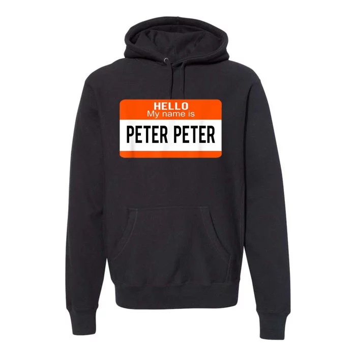 Peter Peter Pumpkin Eater Halloween Matching Couples Costume Premium Hoodie