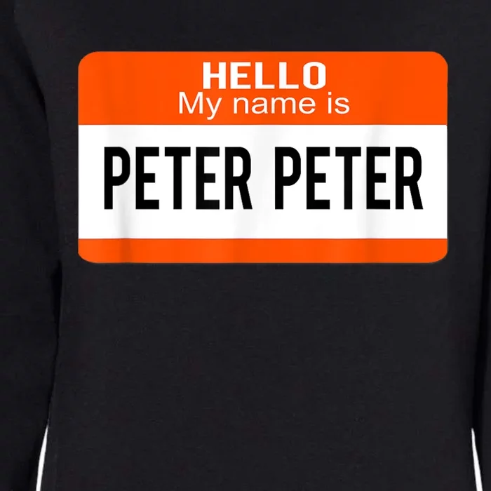 Peter Peter Pumpkin Eater Halloween Matching Couples Costume Womens California Wash Sweatshirt