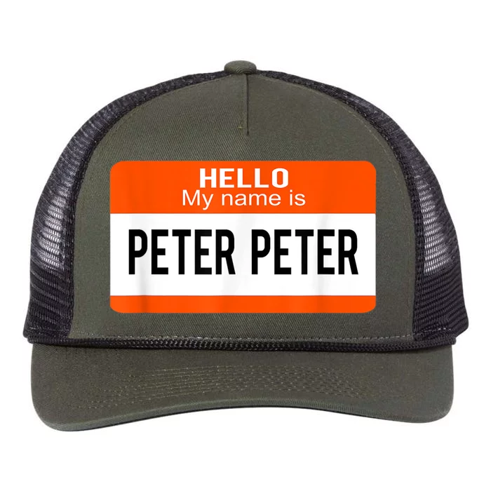 Peter Peter Pumpkin Eater Halloween Matching Couples Costume Retro Rope Trucker Hat Cap