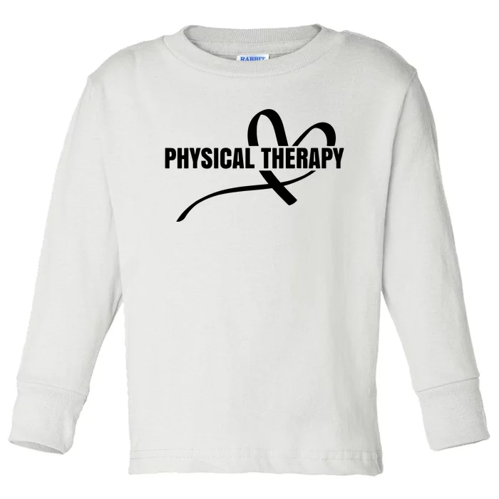 PTA Physiotherapy PT Therapist Love Physical Therapy Toddler Long Sleeve Shirt