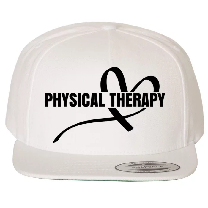 PTA Physiotherapy PT Therapist Love Physical Therapy Wool Snapback Cap