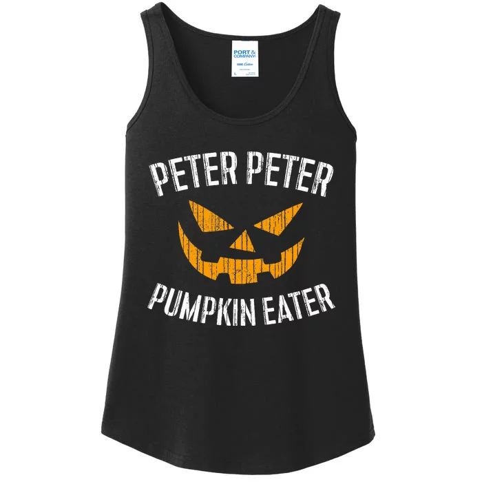 Peter Peter Pumpkin Eater Halloween Costume Ladies Essential Tank