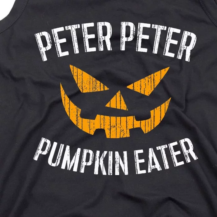 Peter Peter Pumpkin Eater Halloween Costume Tank Top