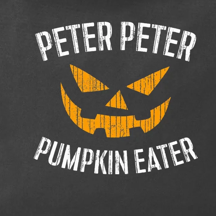 Peter Peter Pumpkin Eater Halloween Costume Zip Tote Bag