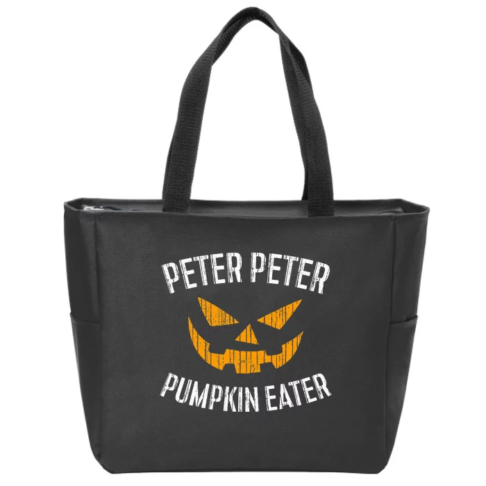 Peter Peter Pumpkin Eater Halloween Costume Zip Tote Bag