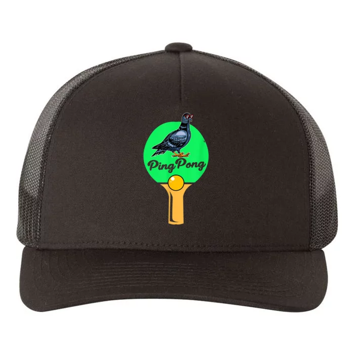 Pigeon Ping Pong Yupoong Adult 5-Panel Trucker Hat