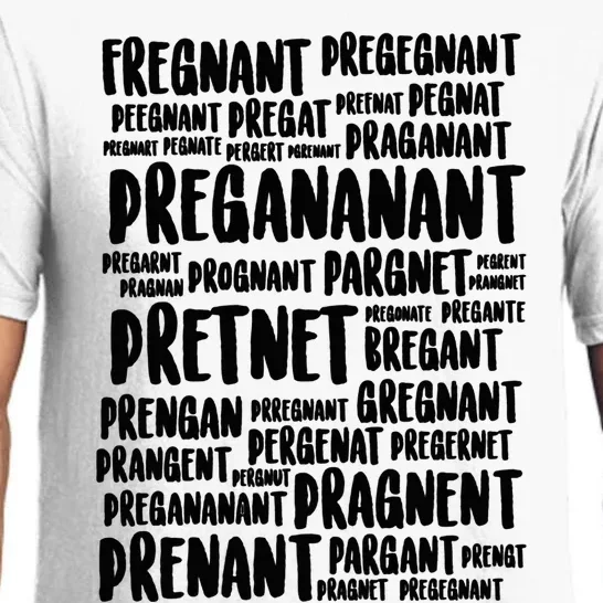 Pregnant Pregegnant Pajama Set