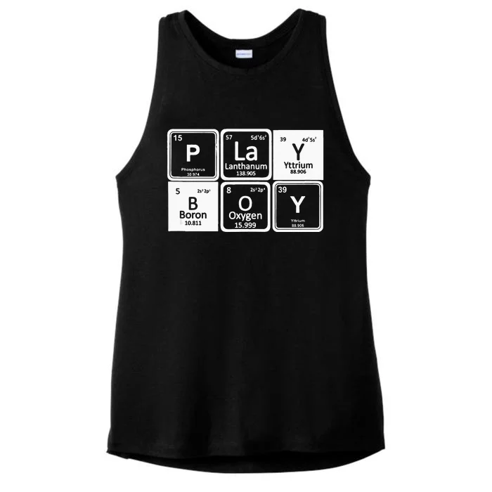 Play Periodic Profession Career Worker Ladies Tri-Blend Wicking Tank