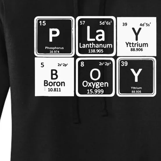 Play Periodic Profession Career Worker Women's Pullover Hoodie