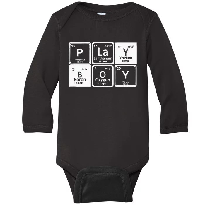 Play Periodic Profession Career Worker Baby Long Sleeve Bodysuit