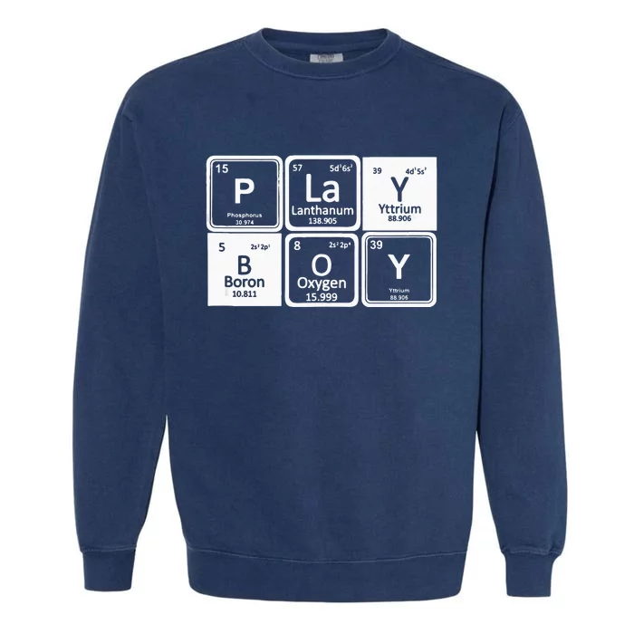 Play Periodic Profession Career Worker Garment-Dyed Sweatshirt