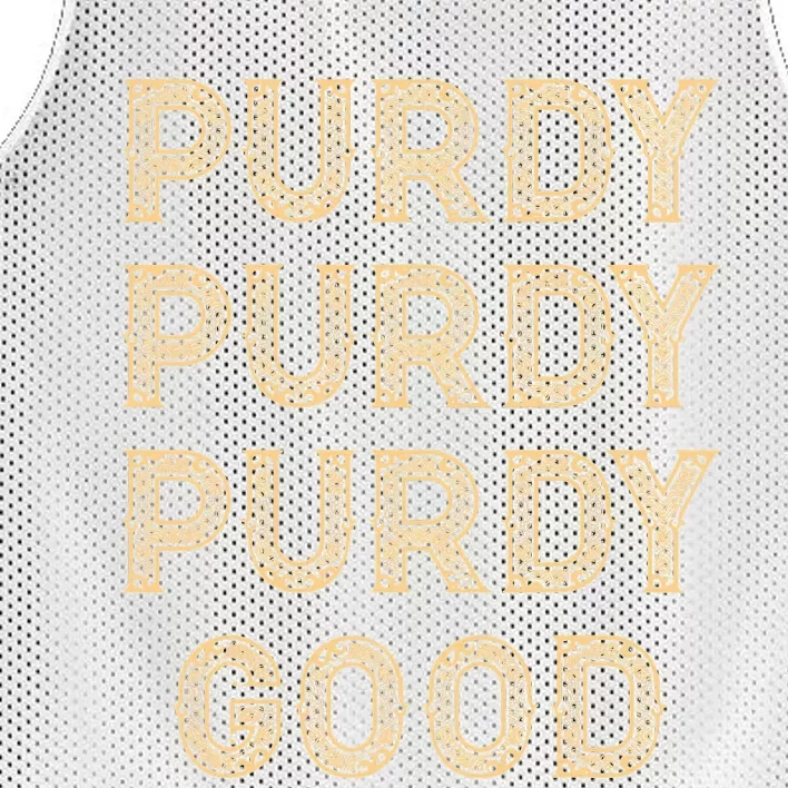 Purdy Purdy Purdy Good Meme Mesh Reversible Basketball Jersey Tank