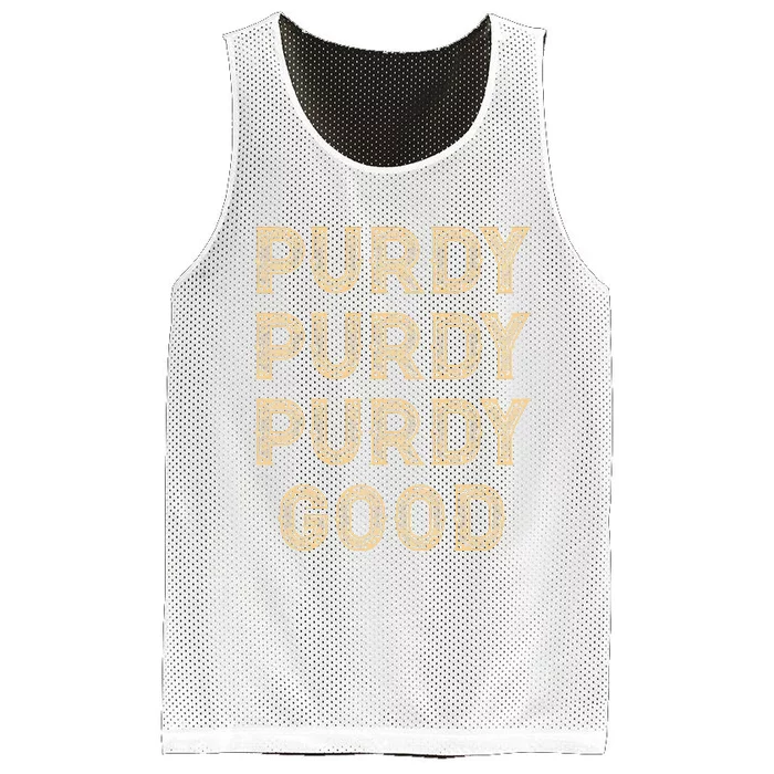 Purdy Purdy Purdy Good Meme Mesh Reversible Basketball Jersey Tank