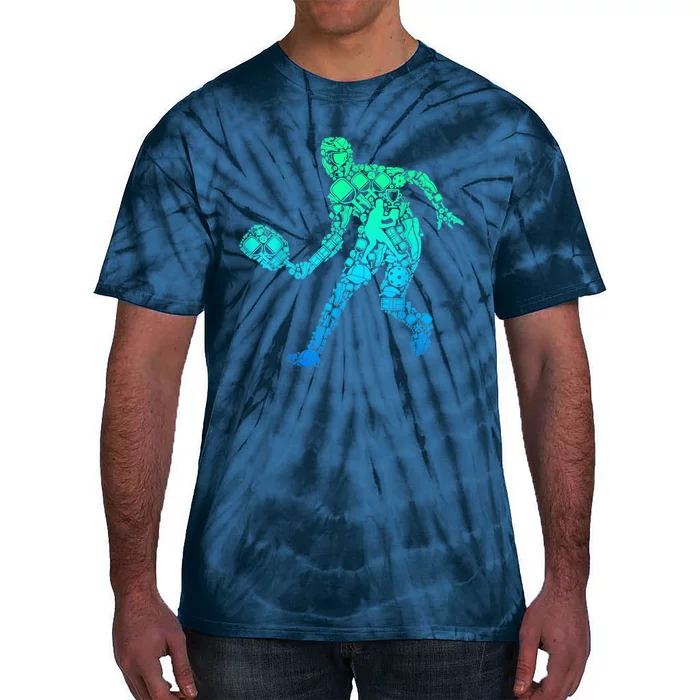 Pickleball Player Tie-Dye T-Shirt