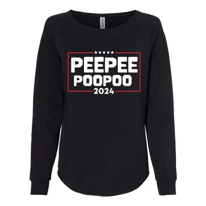 Pee Pee Poo Poo 2024 Womens California Wash Sweatshirt