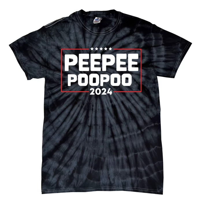 Pee Pee Poo Poo 2024 Tie-Dye T-Shirt