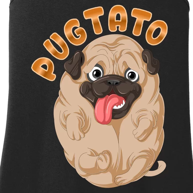 Pug Potato Pugtato Ladies Essential Tank