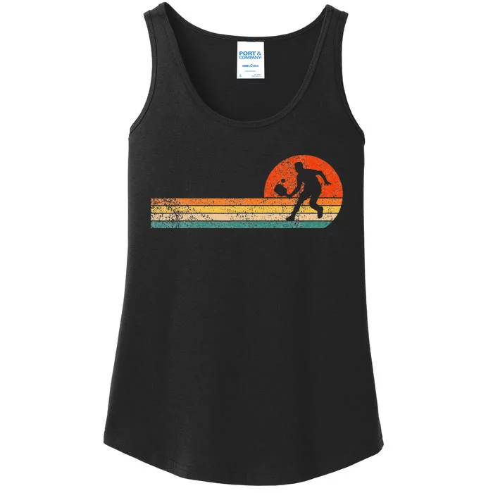 Pickleball Paddle Pickleball Player Dink Retro Ladies Essential Tank