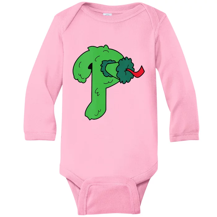 Phanatic P Baby Long Sleeve Bodysuit