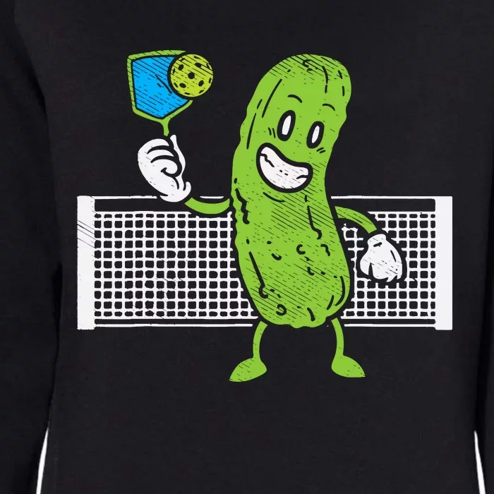 Pickle Playing Pickleball Funny Paddleball Gift Womens California Wash Sweatshirt