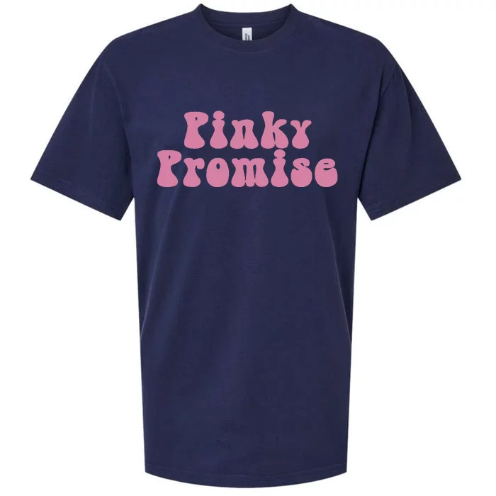 Pinky Promise Pinky Swear Sueded Cloud Jersey T-Shirt