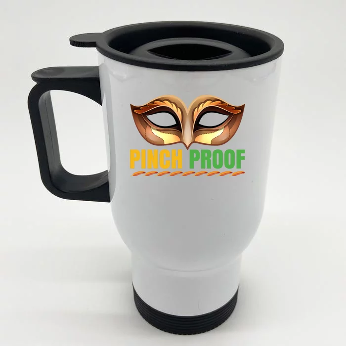 Pinch Proof Front & Back Stainless Steel Travel Mug