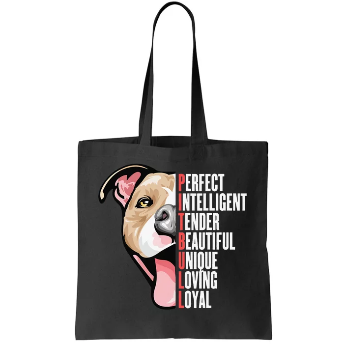 Pitbull Proud Pitbull Owners Tote Bag