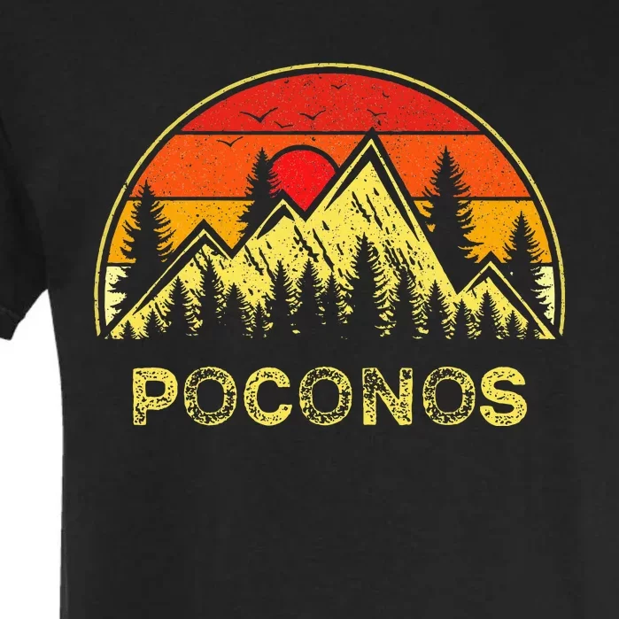 Poconos Pennsylvania Pa Mountains Hiking Souvenir Garment-Dyed Heavyweight T-Shirt